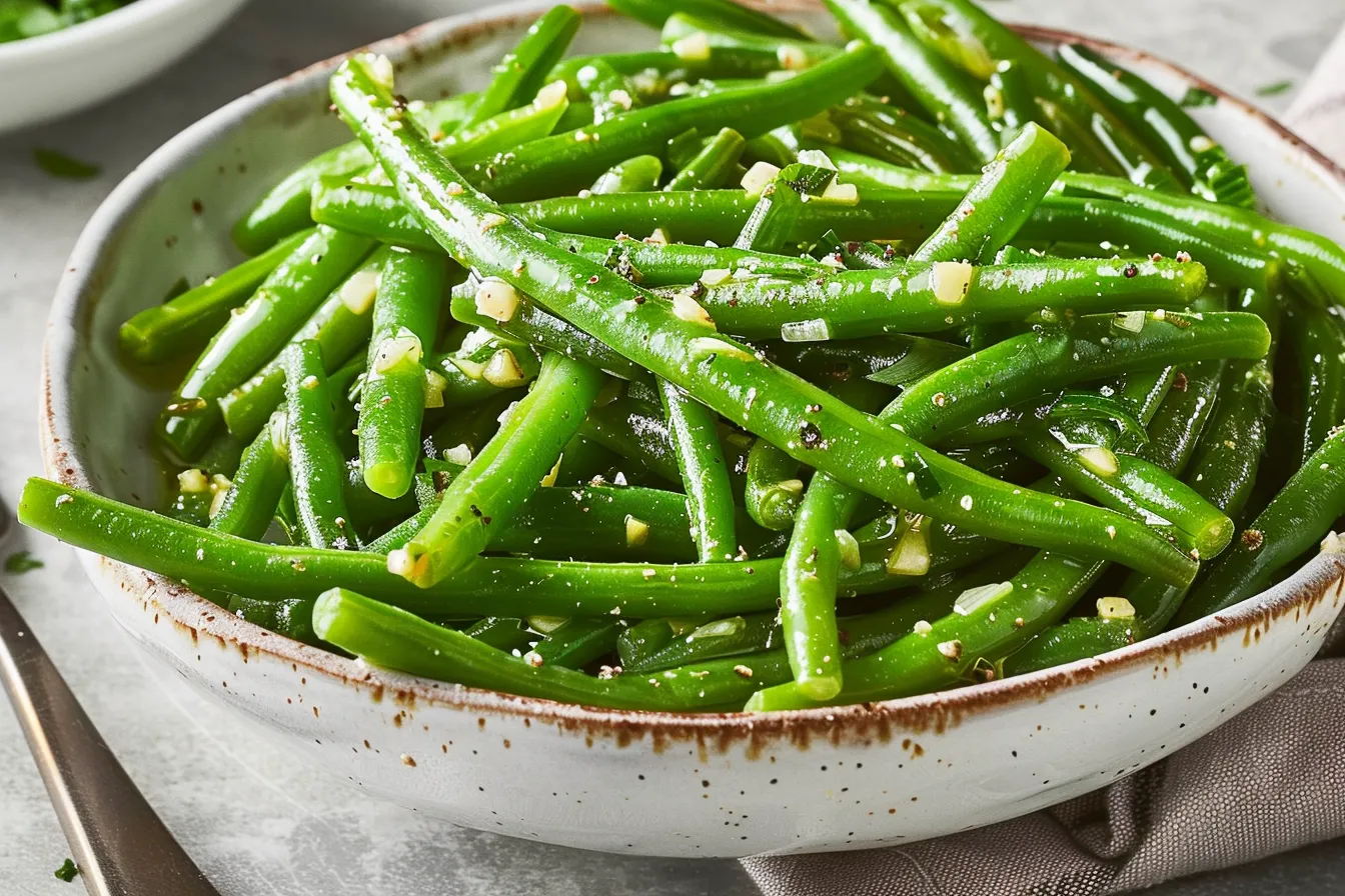 Buttery Garlic Green Beans