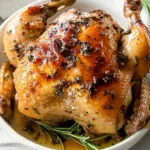 Cornish Game Hens with Garlic and Rosemary