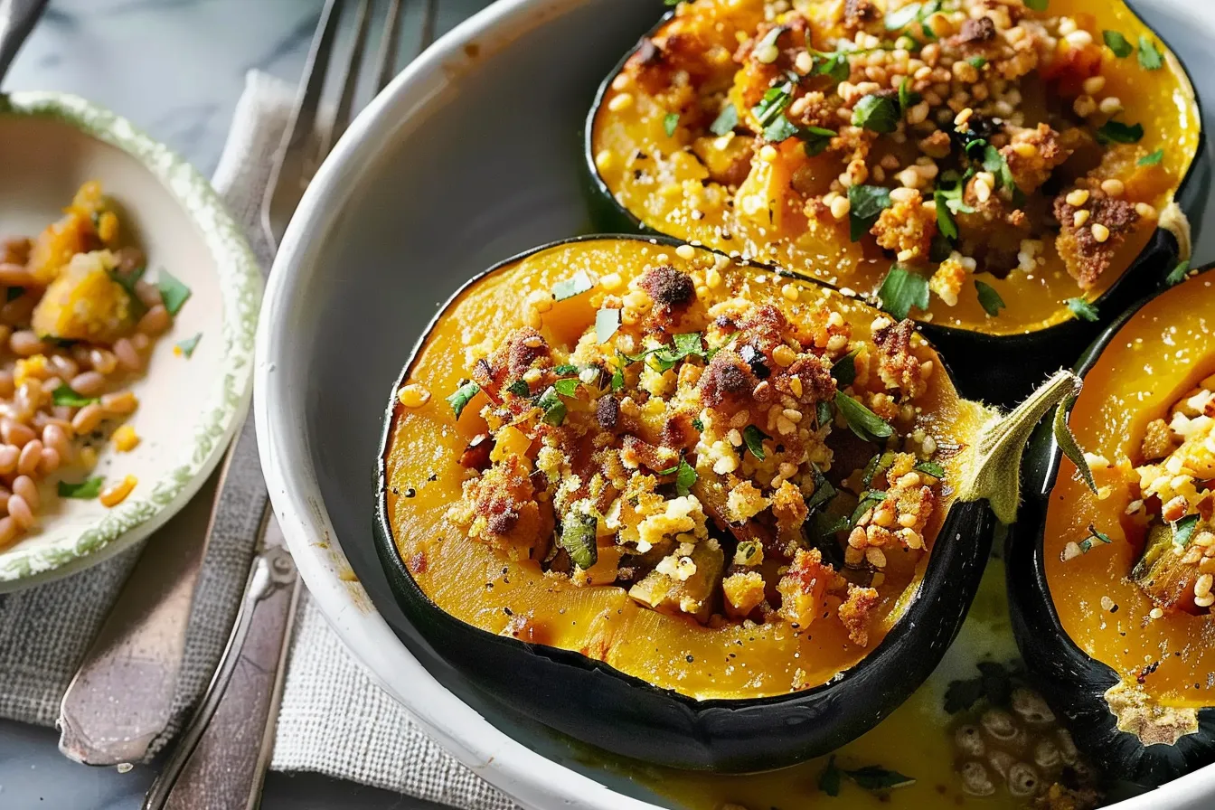 Moroccan-Style Stuffed Acorn Squash