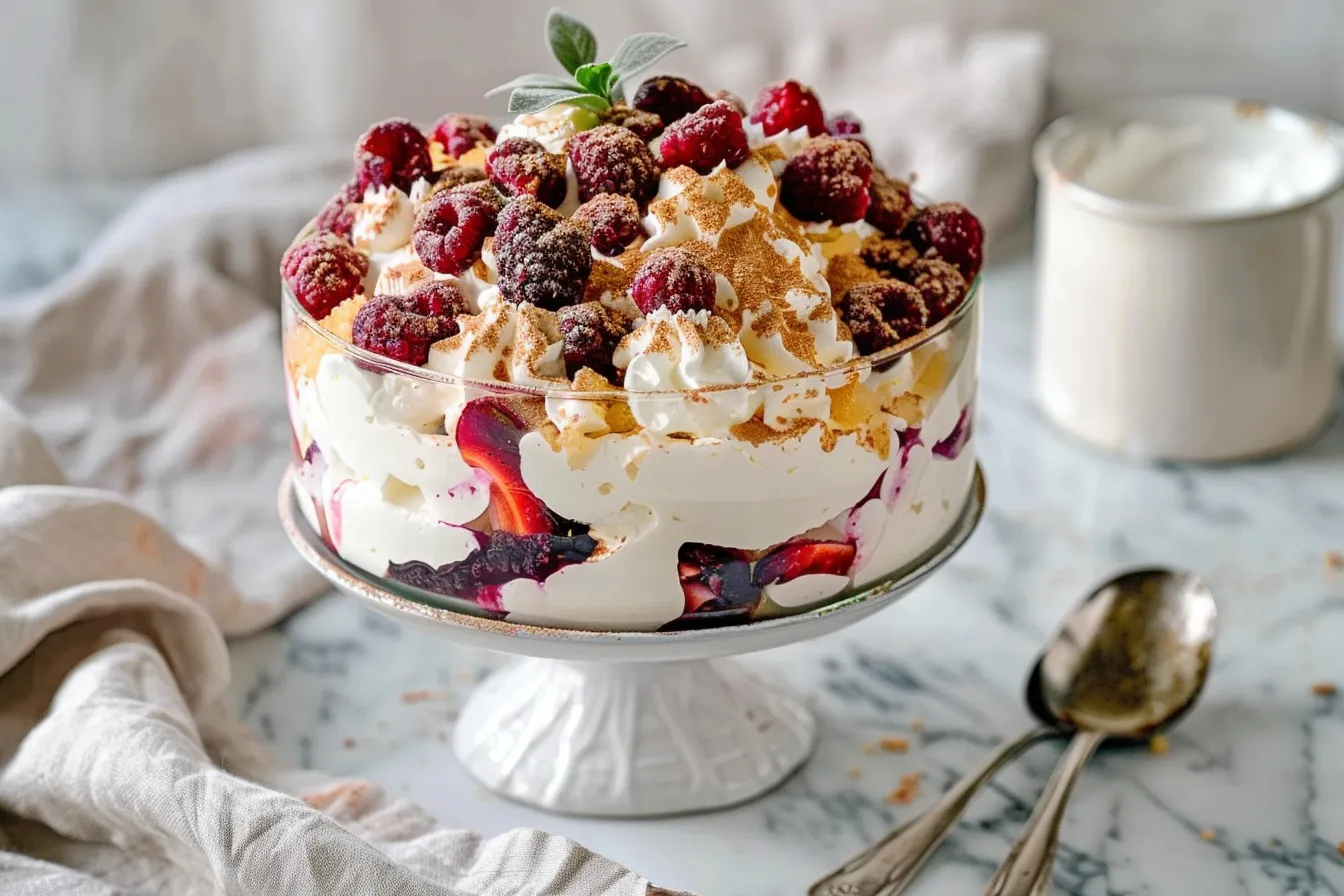 Curtis Stone’s Christmas pavlova trifle
