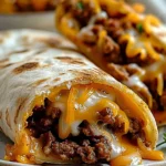 Easy Homemade Beefy Melt Burritos