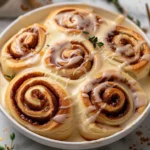 Eggnog Cinnamon Rolls