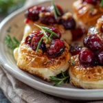 Baked Cranberry Brie Bites