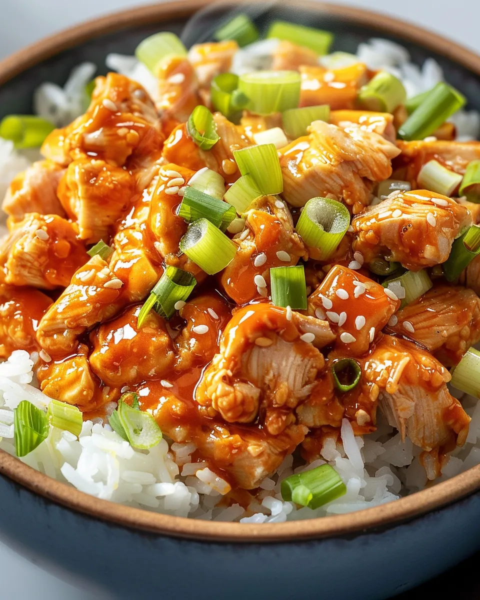 BUFFALO CHICKEN RICE BOWL