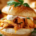 BUFFALO CHICKEN SLIDERS