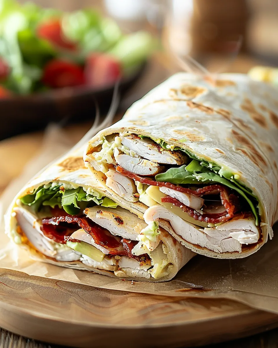 CALIFORNIA TURKEY CLUB WRAPS