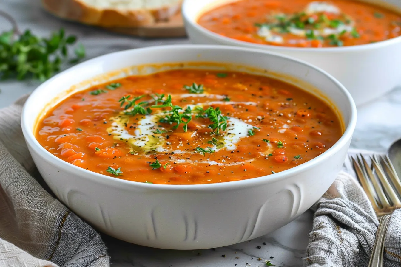 Carrot and Red Lentil Soup