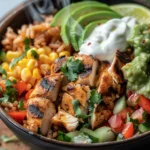 CHICKEN BURRITO BOWL