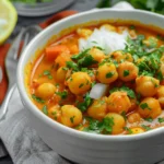 Chickpea Coconut Curry Soup