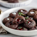 Chocolate Thumbprint Cookies