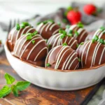 CHRISTMAS LIGHTS CHOCOLATE COVERED STRAWBERRIES