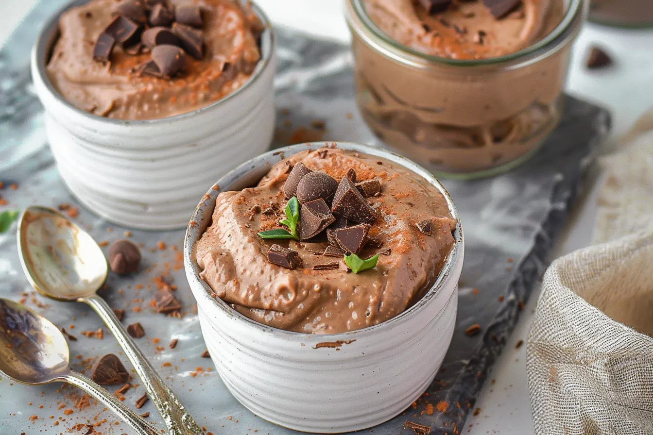 COTTAGE CHEESE CHOCOLATE MOUSSE (HIGH-PROTEIN & EASY!)