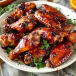 Cranberry Glazed Turkey Wings