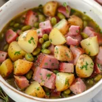 CROCKPOT HAM, GREEN BEANS, & POTATOES
