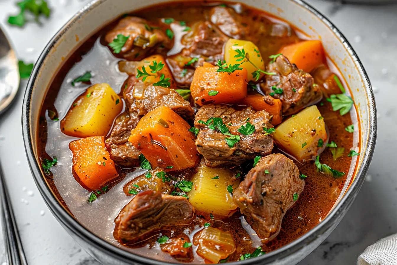 CROCKPOT LAMB STEW
