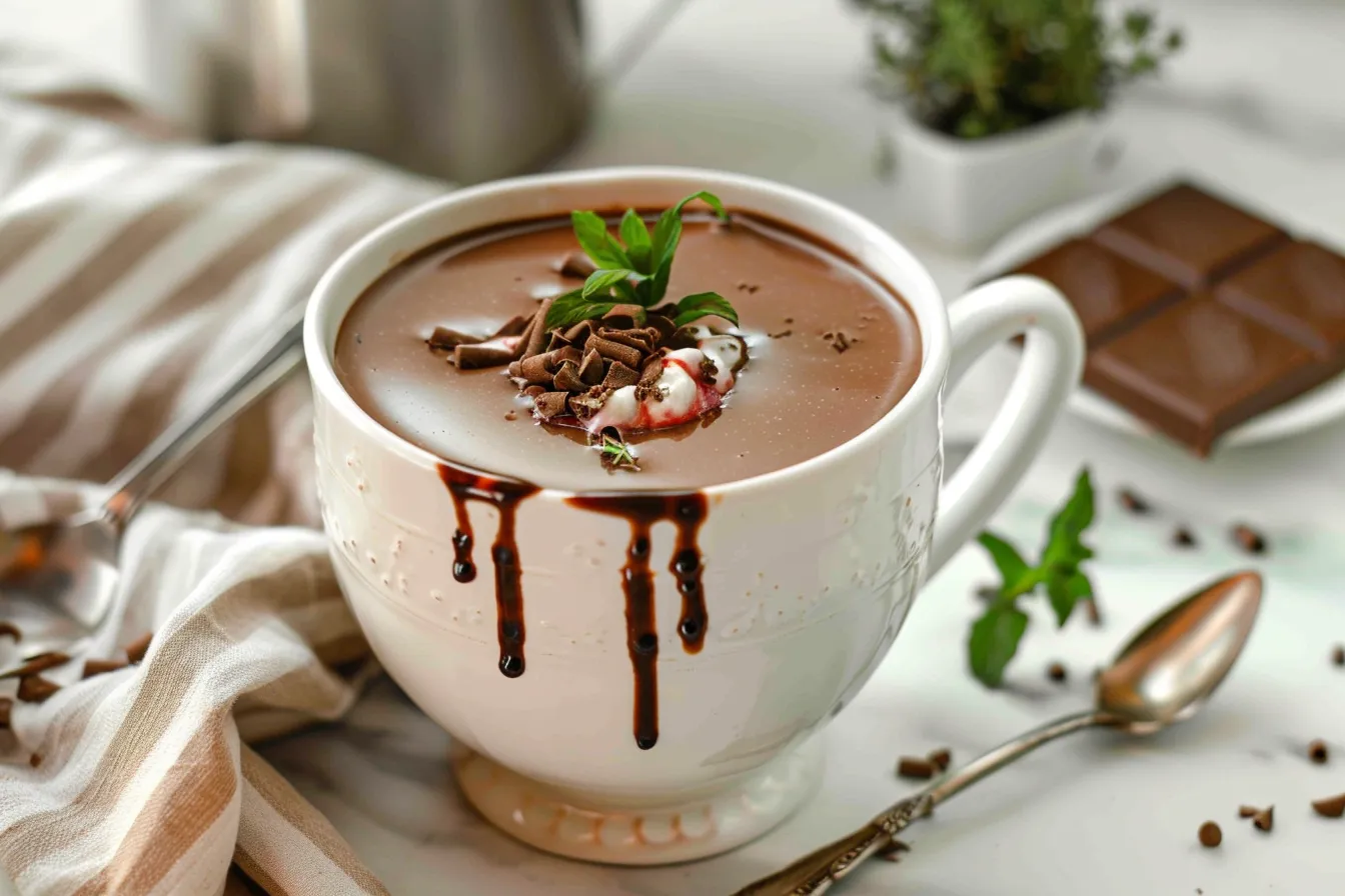 CROCKPOT PEPPERMINT HOT CHOCOLATE
