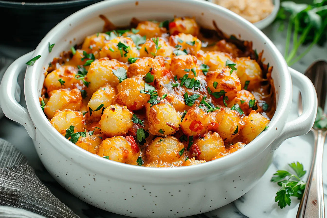 CROCKPOT TATER TOT CASSEROLE