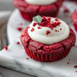Crumbl Red Velvet Cupcake Cookies