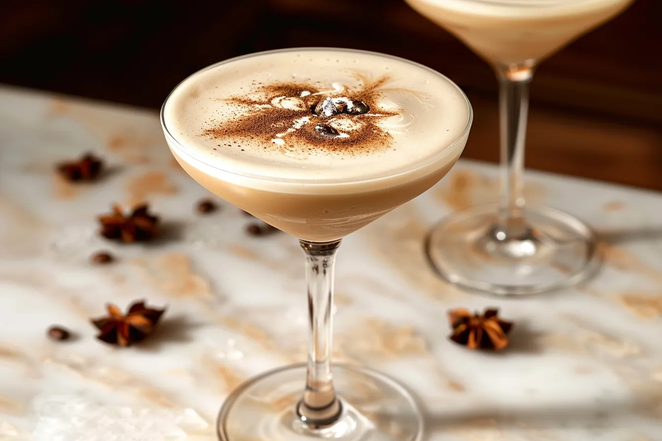 Eggnog Espresso Martini