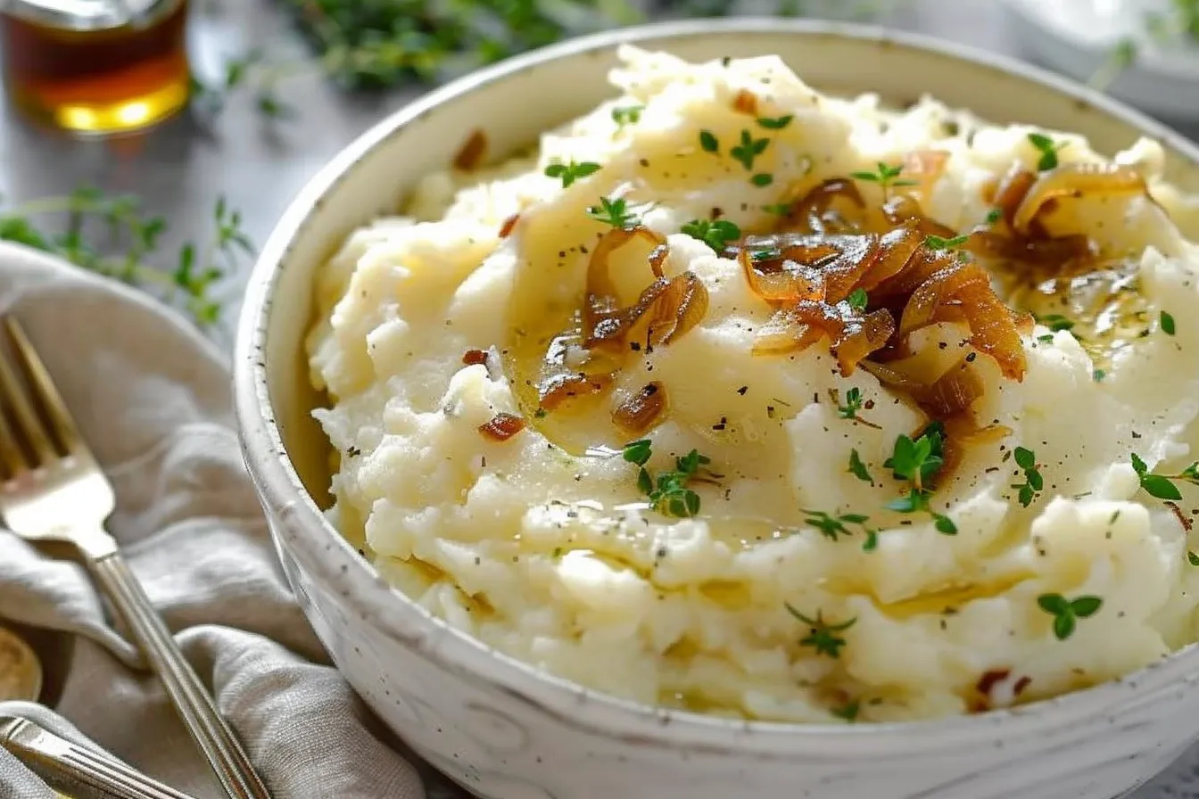 French Onion Mashed Potatoes