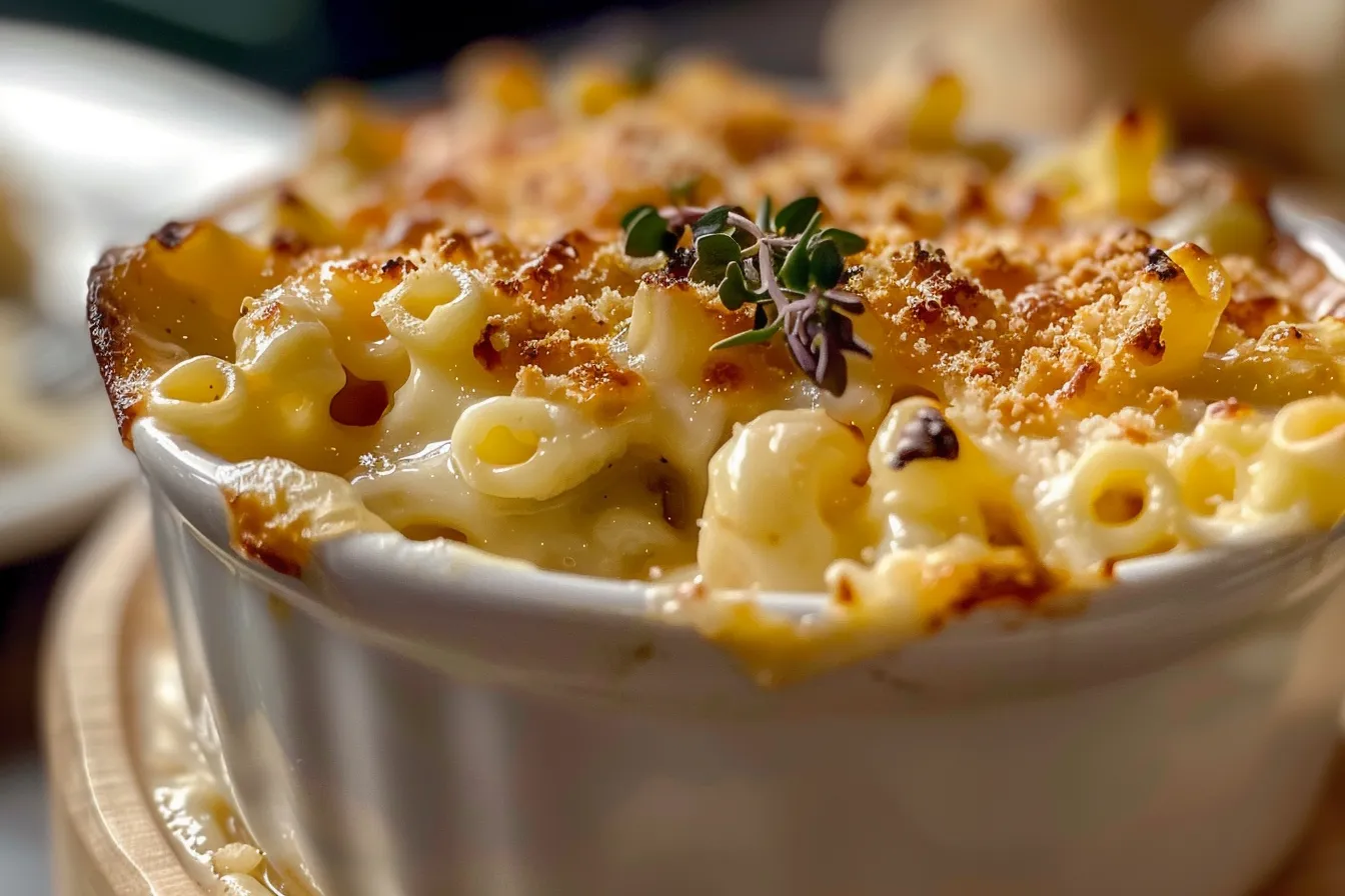 French Onion Soup Mac & Cheese Comfort Bowl