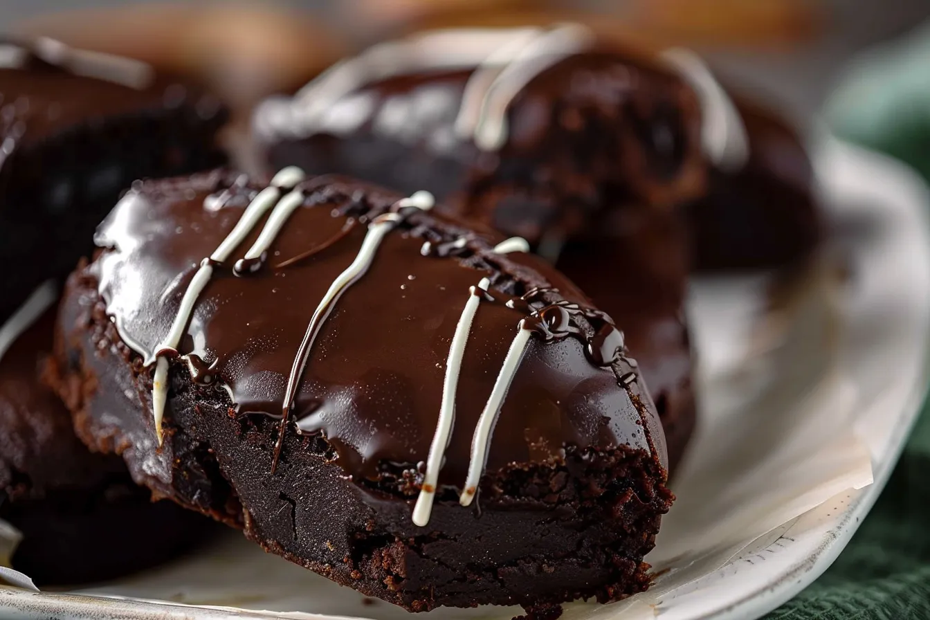 fudgy football brownies