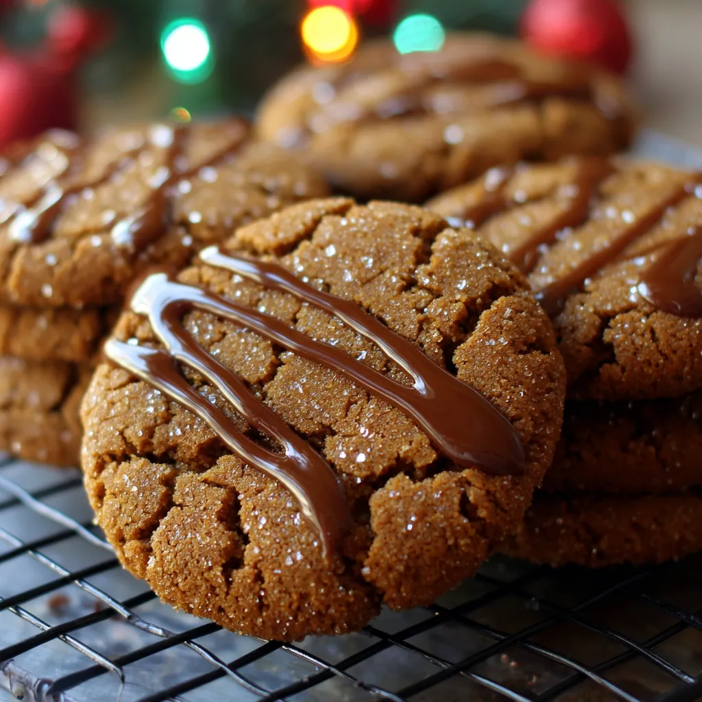 GINGER MOLASSES CHRISTMAS COOKIES