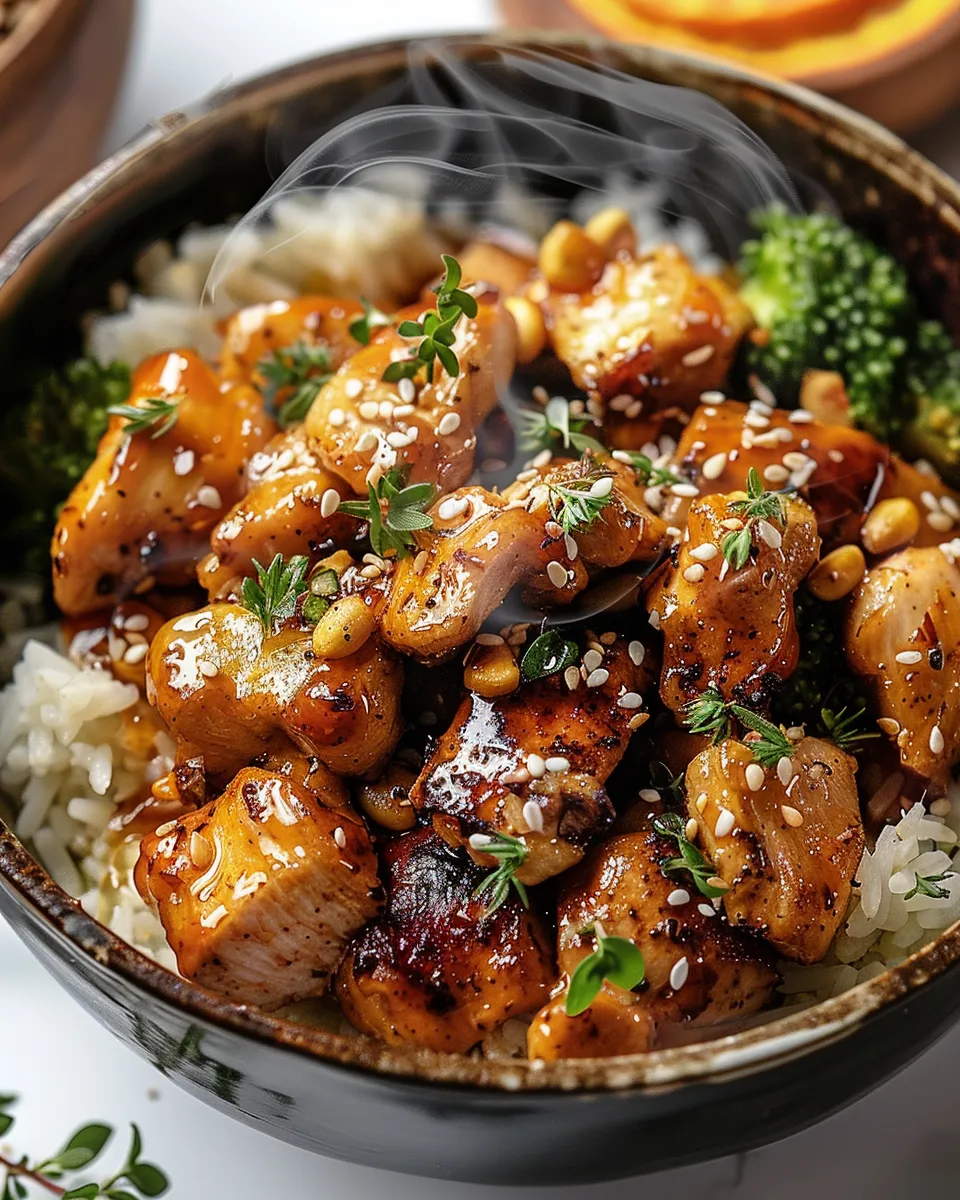 HOT HONEY CHICKEN BOWL