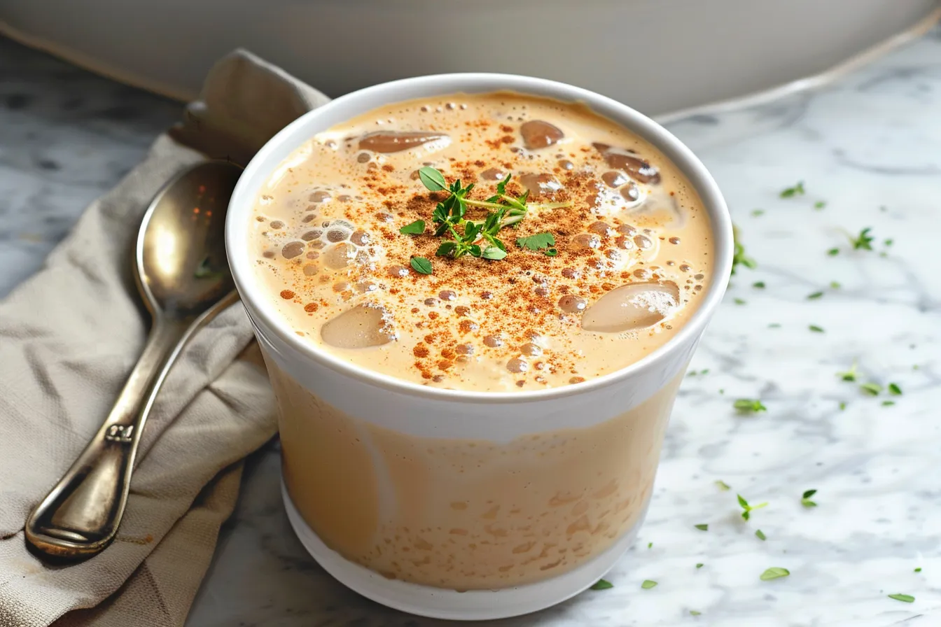 Keto Cinnamon Brown Sugar Iced Coffee