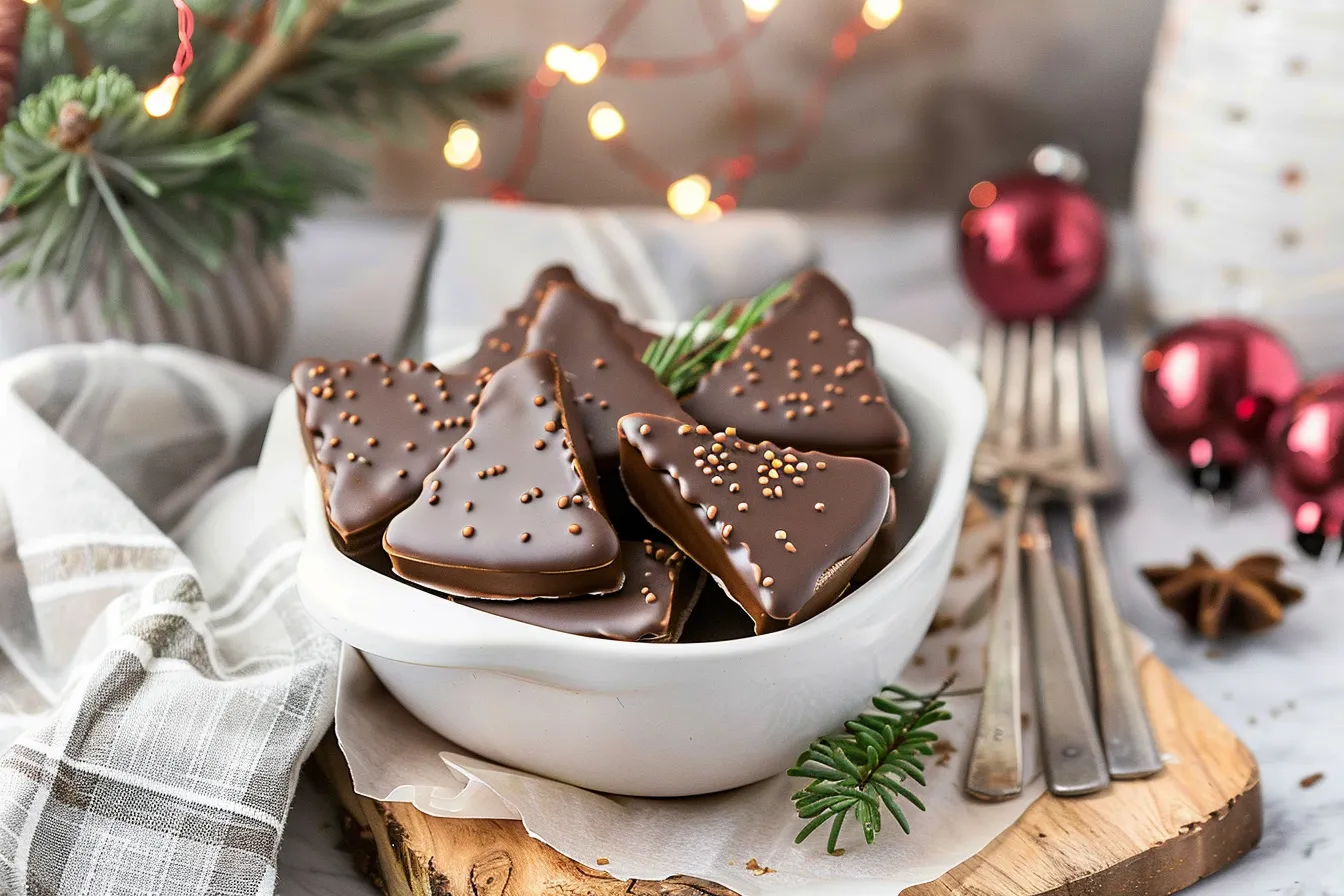 MILLIONAIRE SHORTBREAD CHRISTMAS TREES