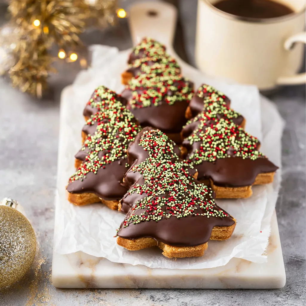 MILLIONAIRE SHORTBREAD CHRISTMAS TREES
