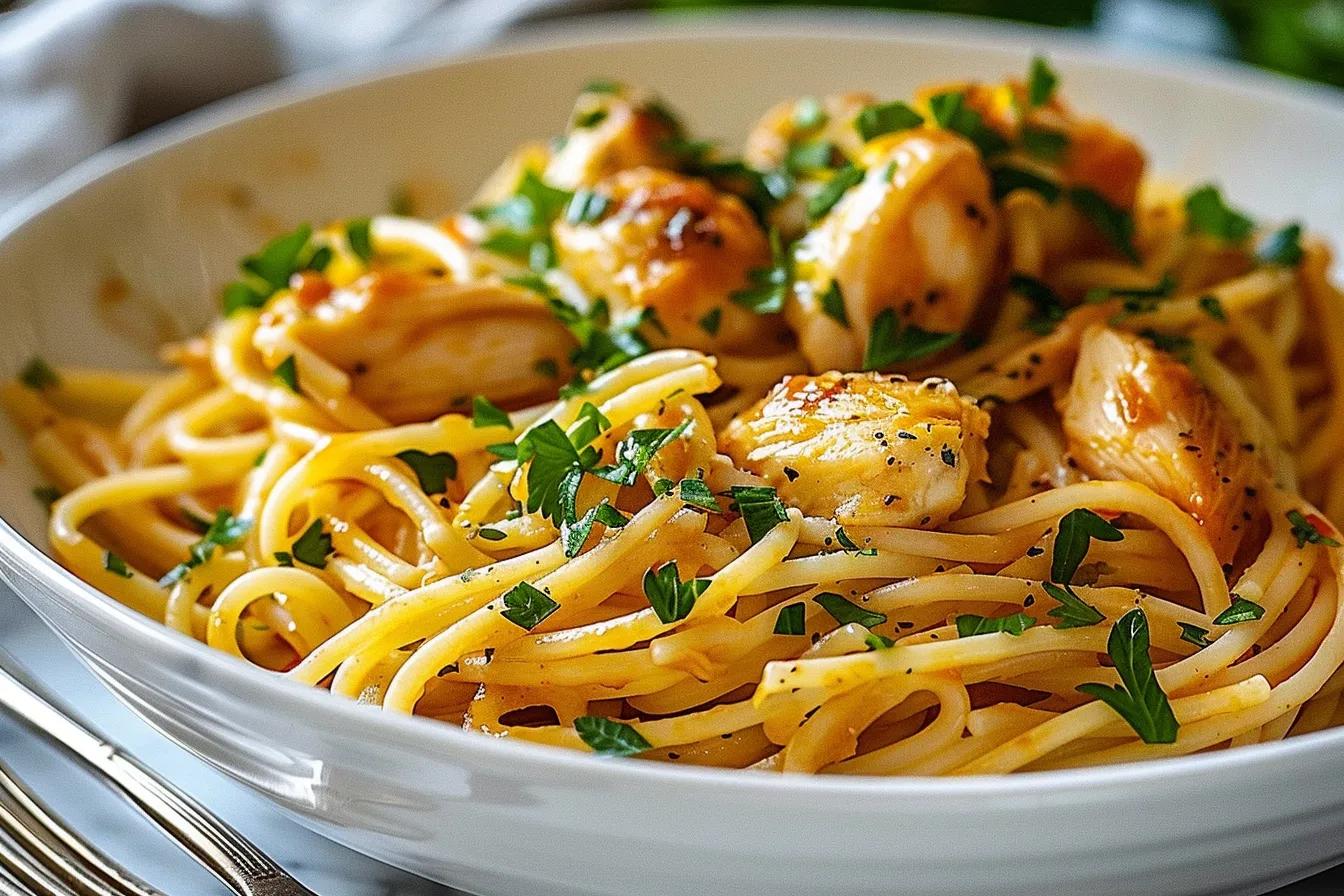 Monterey Chicken Spaghetti