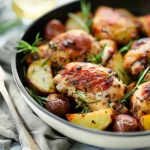 One-Pan Chicken and Potatoes with Rosemary