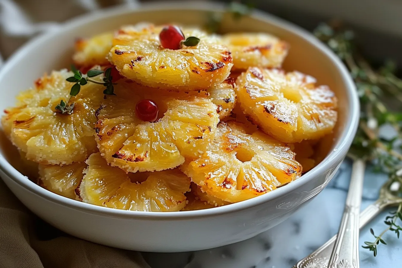 PINEAPPLE UPSIDE SUGAR COOKIES