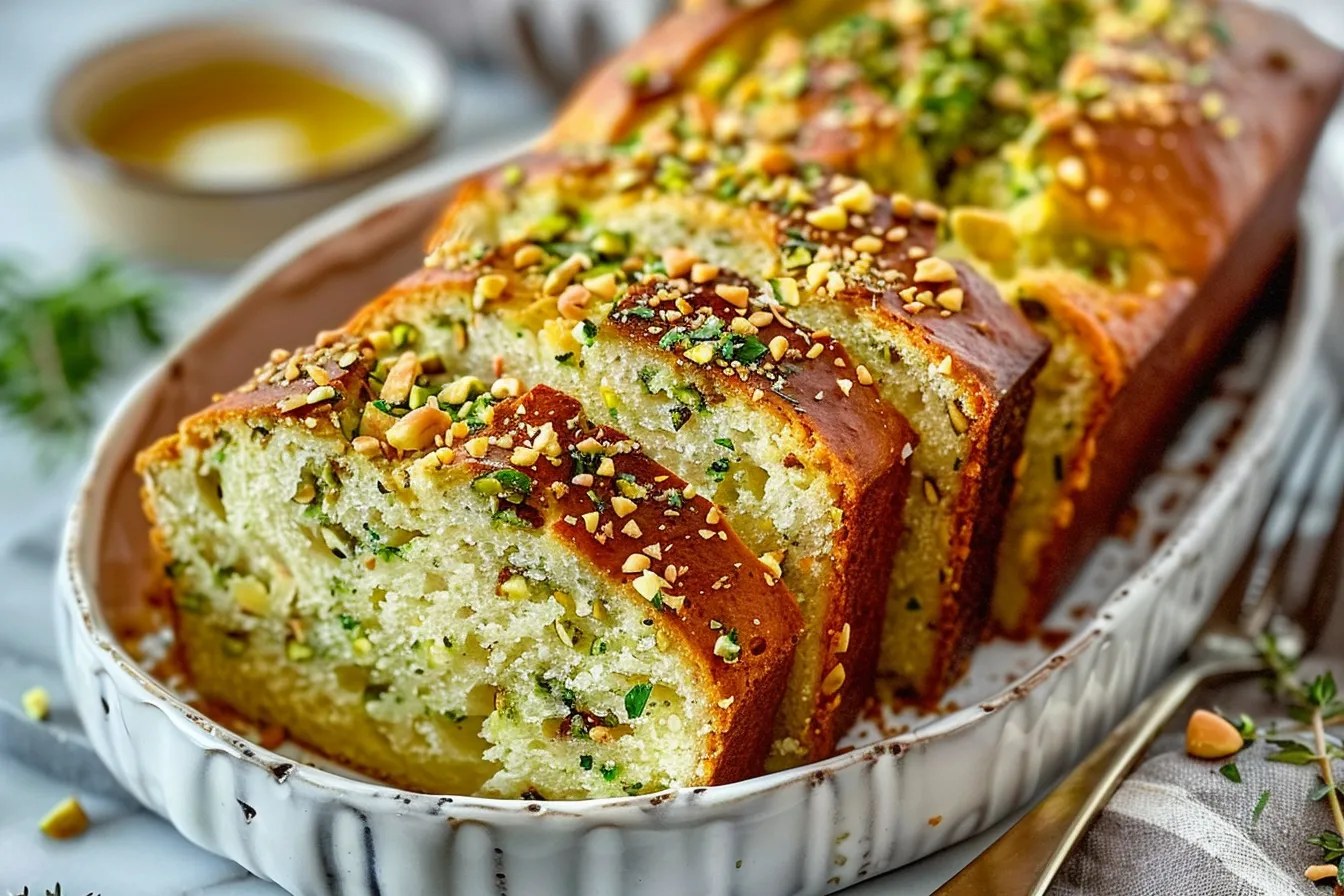 Pistachio Lemon Breakfast Bread