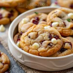 Soft White Chocolate Chip Cranberry Cookies