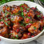 Sticky Pomegranate Chicken