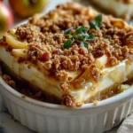 Sweet Apple Crisp Cheesecake Squares