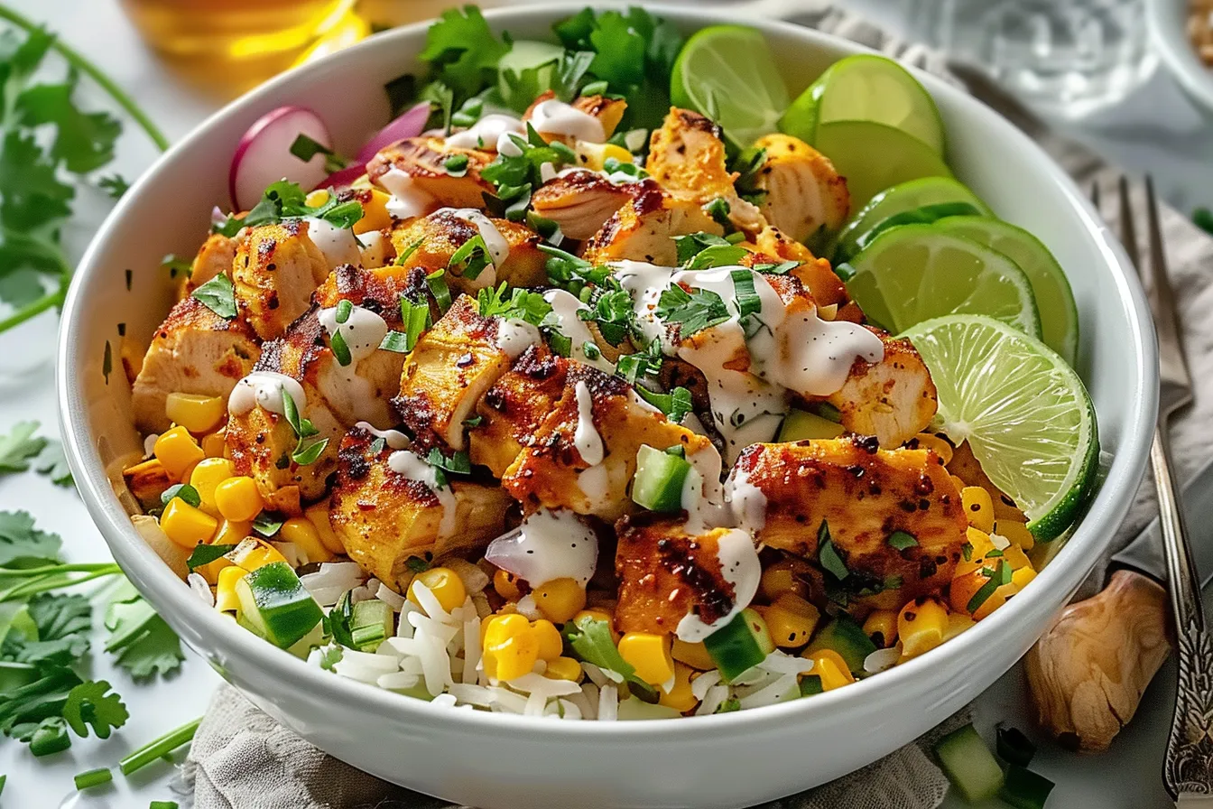 Tasty Street Corn Chicken Bowl