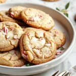 White Chocolate Peppermint Cookies