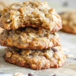 Chewy Banana Oatmeal Cookies