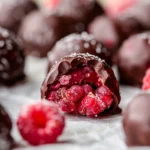 Chocolate-Covered Raspberry Bites