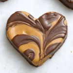 Chocolate Peanut Butter Valentine’s Heart
