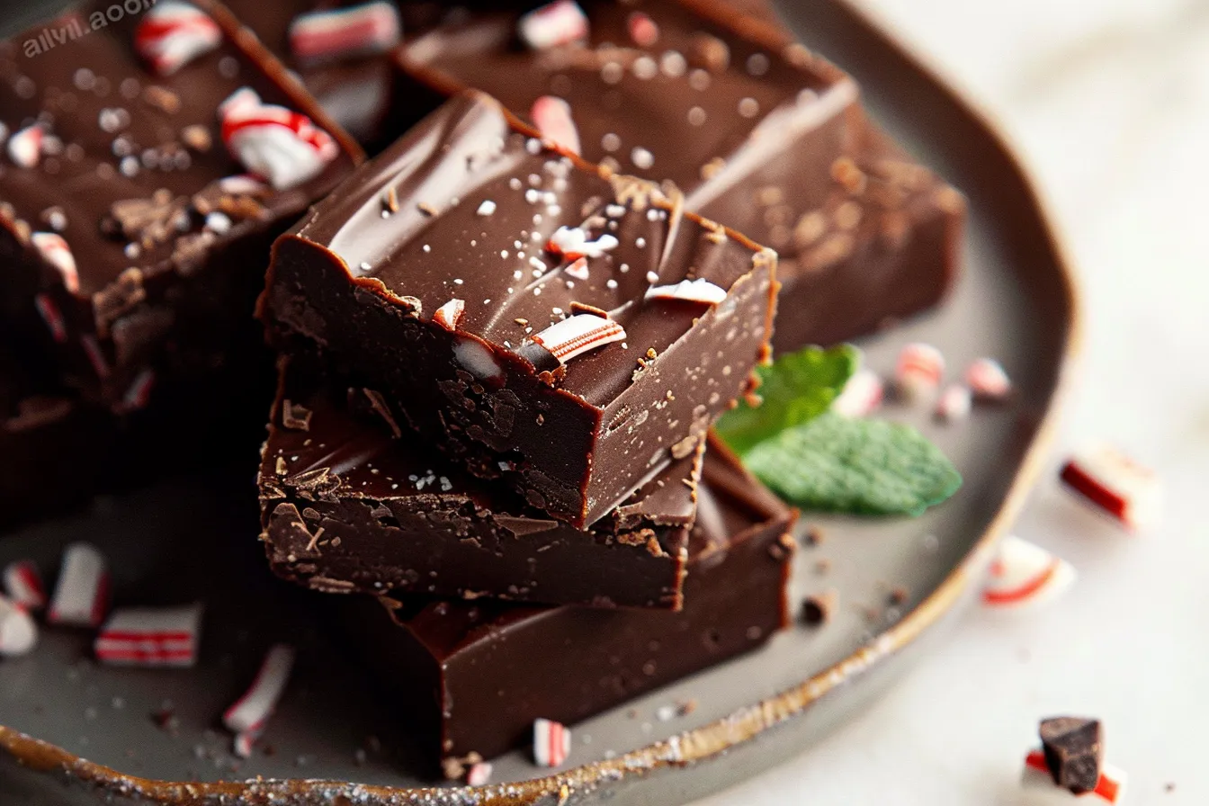 Chocolate Peppermint Fudge