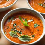 Creamy Roasted Pepper-Tomato Soup