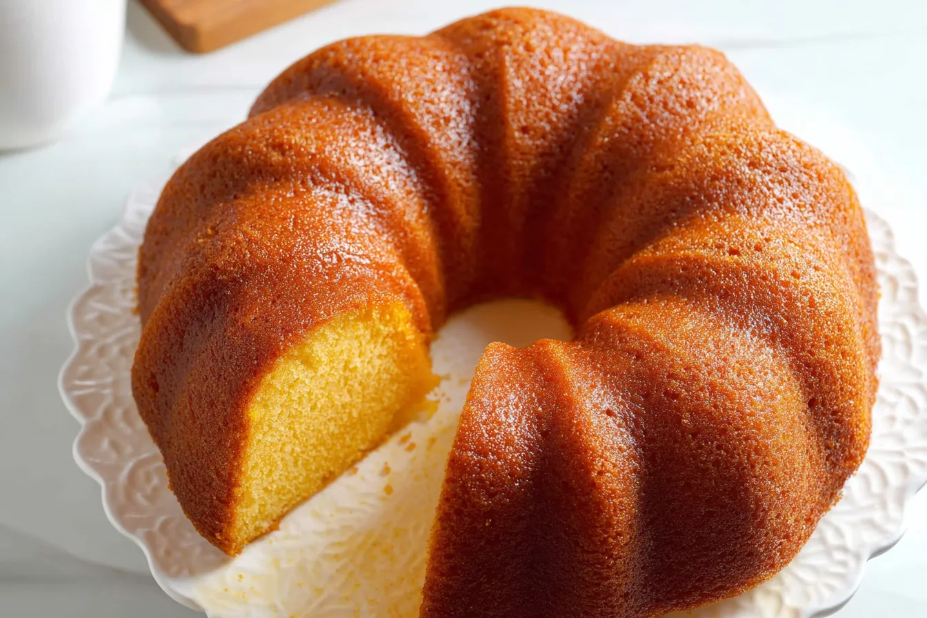 Easy Rum Cake with Cake Mix