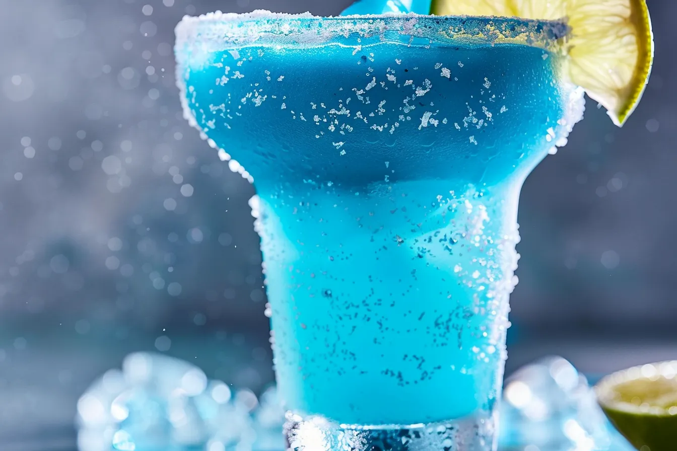 Frozen Blue Moscato Margaritas