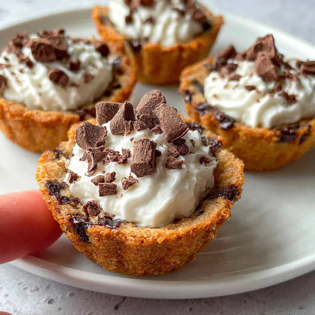 Keto Cannoli Cookie Cups