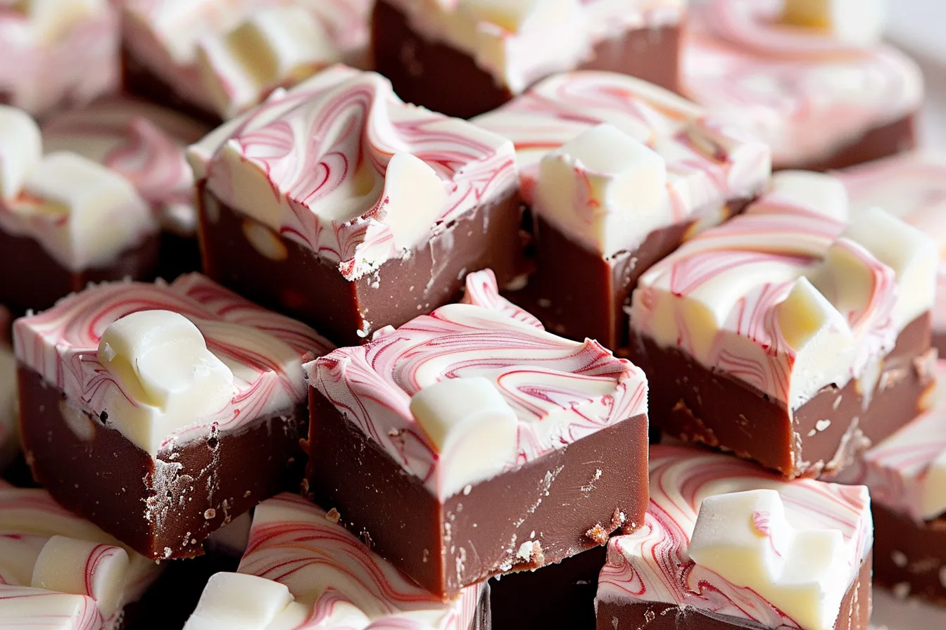 Marshmallow Swirl Fudge