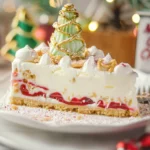NO BAKE CHRISTMAS TREE CAKE CHEESECAKE